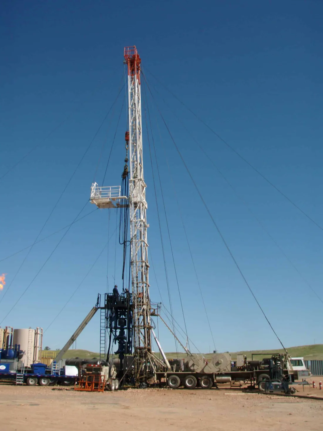 Workover rig en operación
